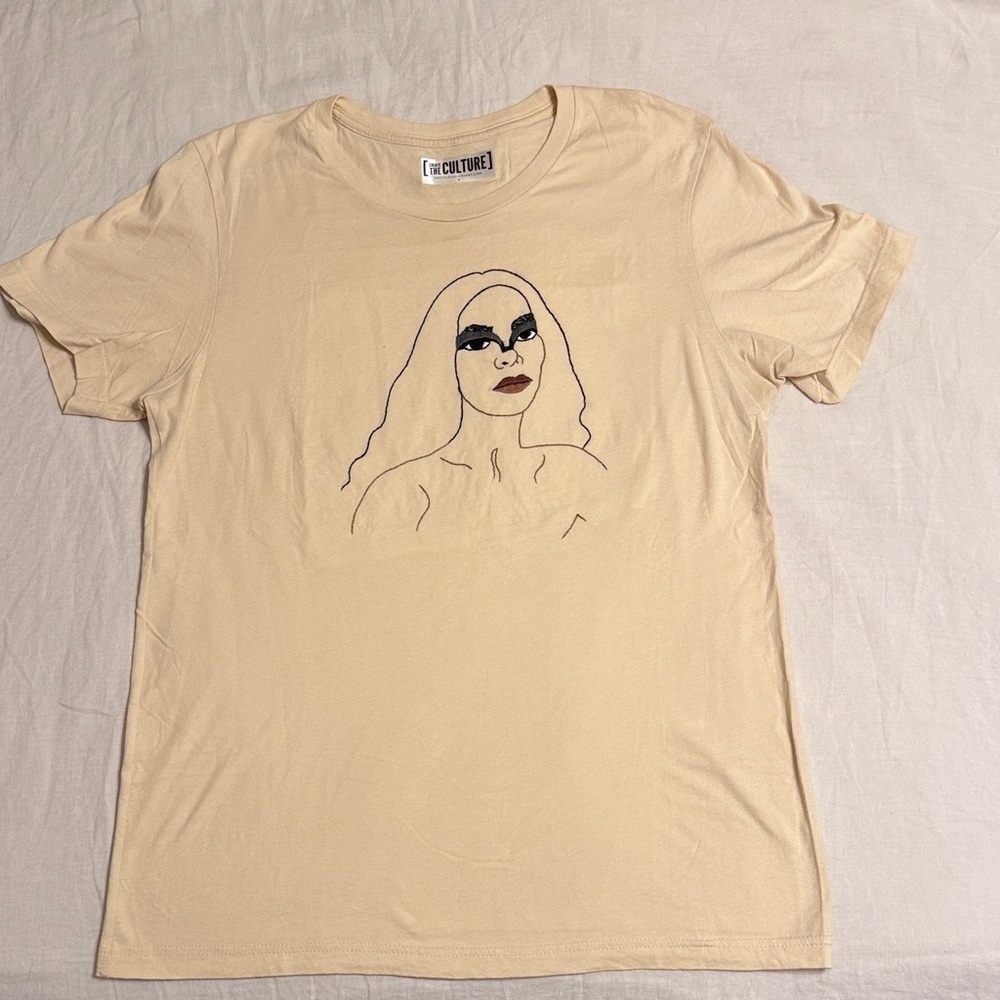 Create The Culture embroidered tee - Solange (M)